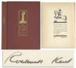 Rockwell Kent Signed First Edition of Later Bookplates & Marks of Rockwell Kent