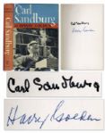 Carl Sandburg Signed First Edition of Carl Sandburg