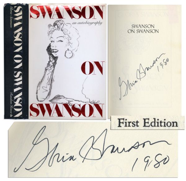 Gloria Swanson Signed Autobiography