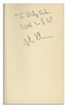 Signed First Printing of Rabbi Meir Kahane's Book ''Never Again!''