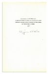 Eugene O'Neill Signed Limited First Edition of ''Ah, Wilderness!''