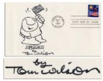 Tom Wilson Cover Signed -- Cartoonist Adds Sketch of His Ziggy Character