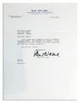 General Mark Clark Typed Letter Signed Upon Citadel Stationery