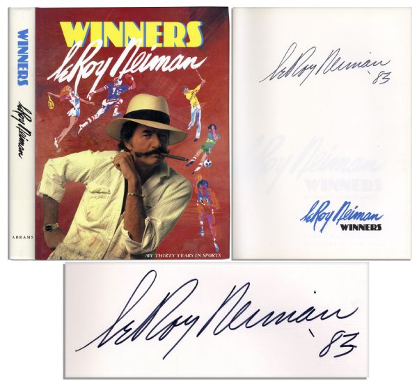 Leroy Neiman Signed Winners: My Thirty Years in Sports