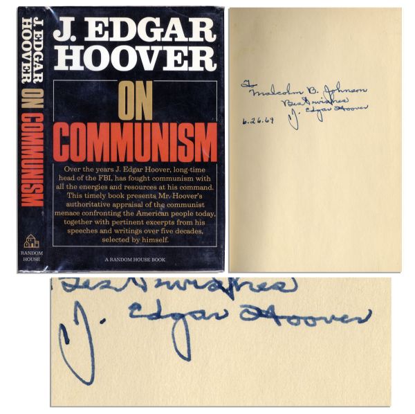 J. Edgar on Communism Signed by the Infamous FBI Director