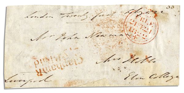 Autograph of British Prime Minister Robert Jenkinson, 2nd Earl of Liverpool