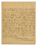 Lincoln Assassination Letter From Policeman Who Hunted Conspirators -- ''...as to the...disposition of the remains of J. Wilkes Booth...''