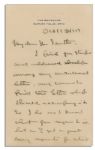 'Christy Girl'' Artist Howard Chandler Christy Autograph Letter Signed -- ''...I do not know what your request is, but...I send this at random...''