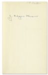 J. Edgar Hoover Signs His ''Masters of Deceit''