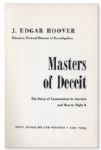 J. Edgar Hoover Signs His ''Masters of Deceit''