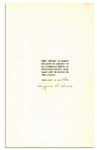 Eugene O'Neill ''Marco Millions'' Signed Limed Edition