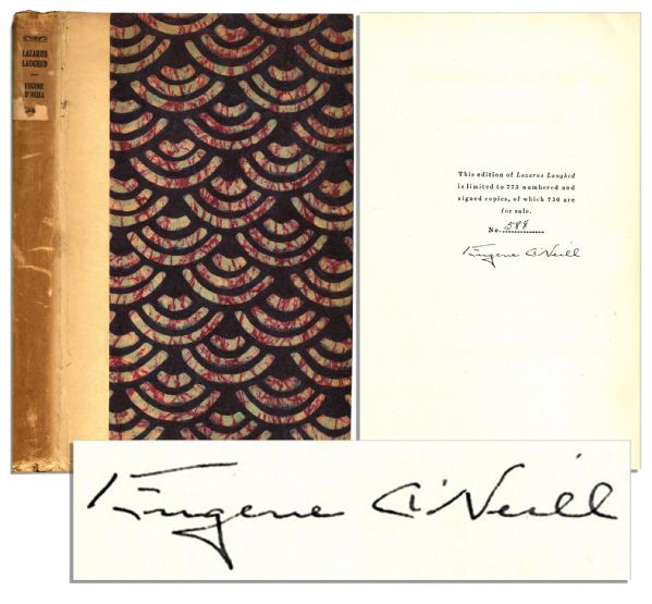 Eugene ONeill Signed Limited Edition of Lazarus Laughed