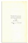 Eugene O'Neill Signed Limited Edition of ''Lazarus Laughed''