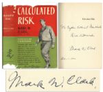 General Mark Clark Signed First Edition of Calculated Risk