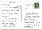 Maurice Sendak Autograph Note Signed on a Postcard to a Puppeteer