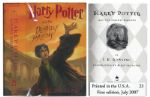 Harry Potter and the Deathly Hallows -- First American Edition, First Printing