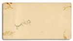 The ''Father of West Virginia,'' Francis Harrison Pierpont Signed Slip