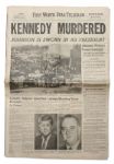 23 November 1963 Edition of The Fort Worth Star-Telegram Newspaper -- KENNEDY MURDERED