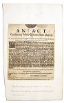 English Civil War 1650 Broadside Appointing a Commander in Chief of The Guard to Protect Parliament -- ''...for the suppressing of all Tumults, Insurrections, Rebellions, and Invasions...''