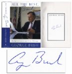 President George H.W. Bush Signed Copy of All The Best