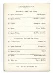Dance Card From a Ball Held for James Garfield's 1881 Inauguration