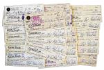 25 Bubba Smith Personal Checks Signed