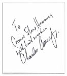 Excellent Collection of 6 NASA Astronaut Signatures on Greeting Cards -- Includes Several of the Mercury 7