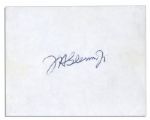 Excellent Collection of 6 NASA Astronaut Signatures on Greeting Cards -- Includes Several of the Mercury 7