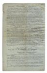 Swedish Opera Singer Jenny Lind Document Signed