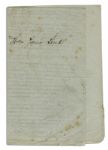 Swedish Opera Singer Jenny Lind Document Signed