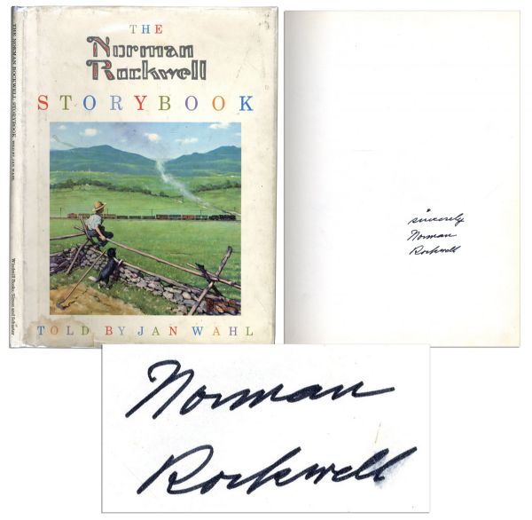 Norman Rockwell Signed Copy of The Norman Rockwell Storybook