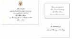 Invitation From the Carter White House to Robert McNamaras Wife For Reading Is Fun Day -- Mrs. Carter requests the pleasure of your company... -- 1979