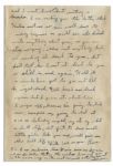 Iwo Jima ''Flag Raiser'' Rene Gagnon 1943 Autograph Letter Signed -- ''...enclosing two Marine pins...Notice the anchor does not go in the same way as the real one you've got...''