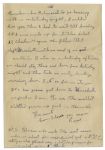 Iwo Jima ''Flag Raiser'' Rene Gagnon Autograph Letter Signed -- ''...Sunday in our breaks we're either sleeping or sitting down and cleaning our rifles...''