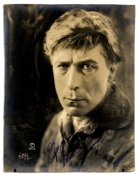 Silent Movie Star William S. Hart Signed Photo
