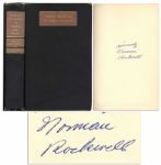 Norman Rockwell Signed First Edition of His Autobiography My Adventures as an Illustrator