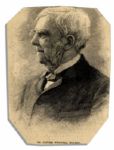 Fireside Poet Oliver Wendell Holmes Signed Card