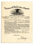Admiral Chester Nimitz WWII-Dated Naval Appointment Signed