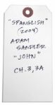 Adam Sandler's Chef Coat From ''Spanglish''