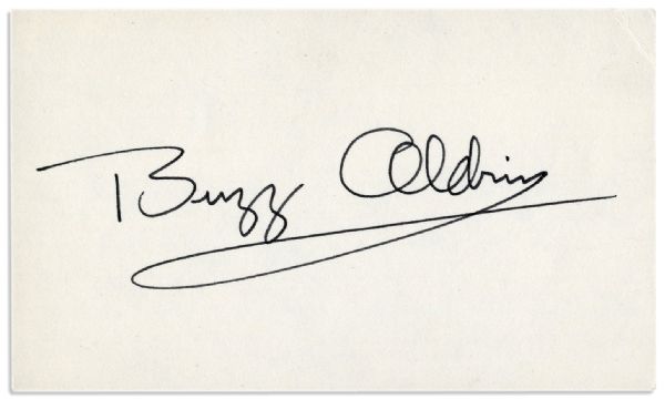 Buzz Aldrins Signature -- Fine