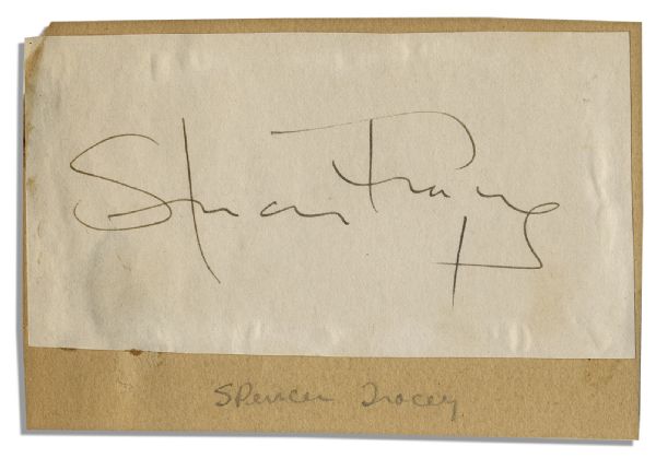 Spencer Tracys Signature