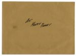 Unique James Cagney 8'' x 10'' Photo Signed & Dedicated to Mickey Rooney's Family -- With a Mickey Rooney COA