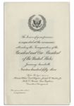 Dwight D. Eisenhower & Richard Nixon Presidential Inauguration Invitation and Program