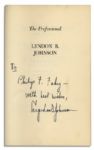 Lyndon B. Johnson Signed Book: ''The Professional''