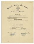 Lyndon B. Johnson 1954 Letter Signed as Senate Majority Leader Upon Senate Stationery -- ''...I hope that your and his anxieties are over...''