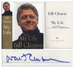 Bill Clinton Signed Copy of His Autobiography My Life -- First Printing With Error in the Final Paragraph