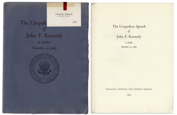 Transcript of the Address John F. Kennedy Planned to Give the Night of His Assassination