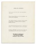 Scarce Civil Rights Artwork Given to Attendees at the ''March on Washington for Jobs and Freedom'' -- Stunning Images