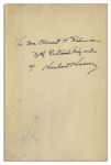 Herbert Hoover Signed First Printing of ''America's First Crusade''