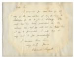 Edward Everett Autograph Letter Signed -- ...I promised you some time ago a copy of the new edition of my Orations & Addresses...